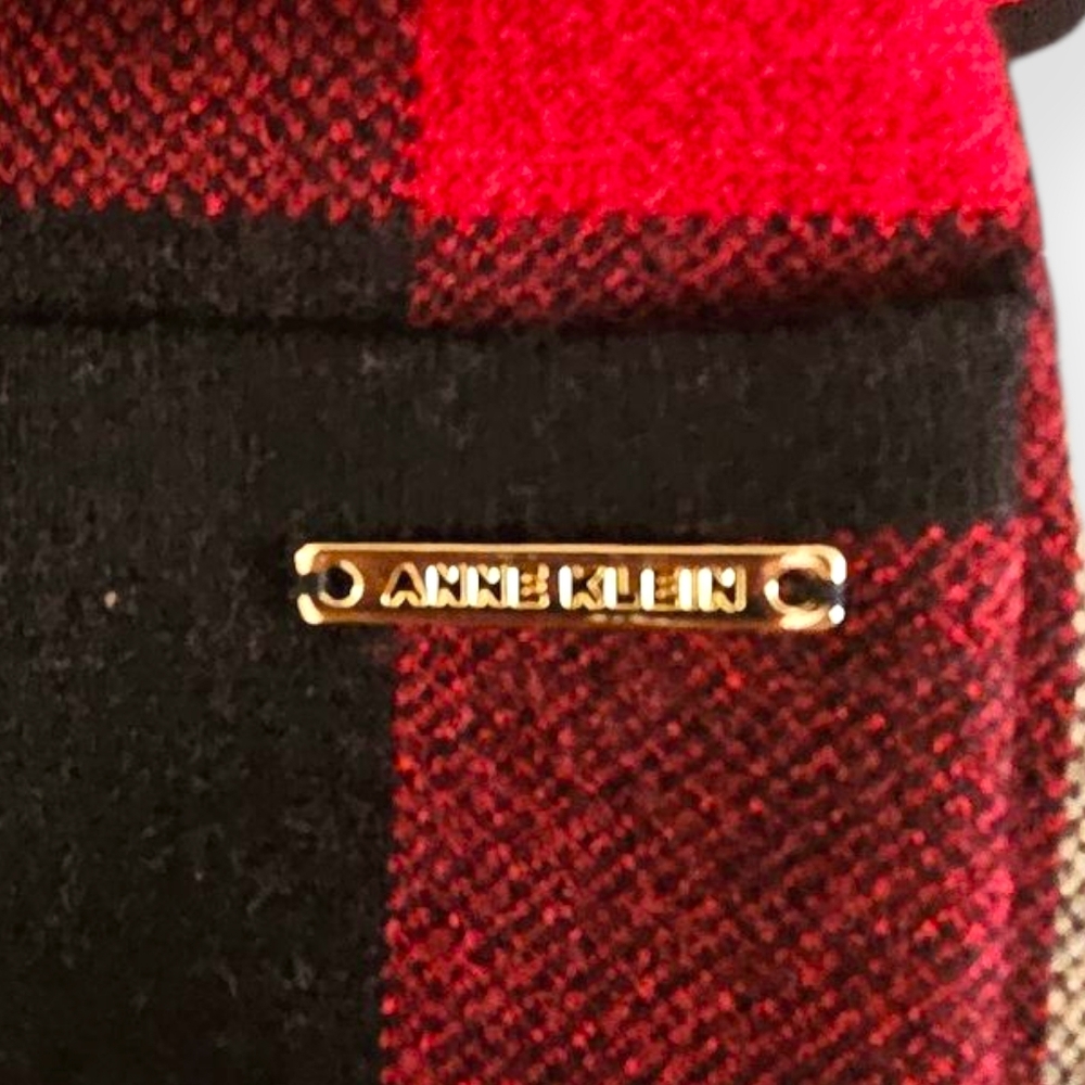 Anne Klein NWT Titian Red Combo Hooded Jacket XL - Picture 5 of 7